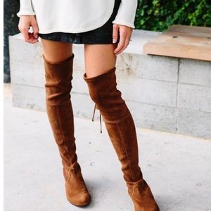 Stuart Weitzman elevated over the knee boots
